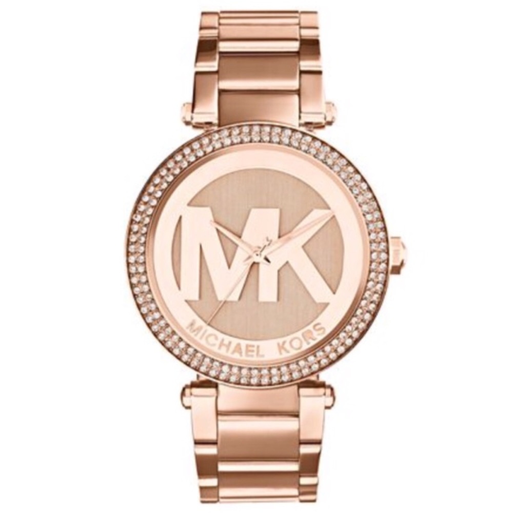 NWT Michael Kors Parker Rose Gold Watch